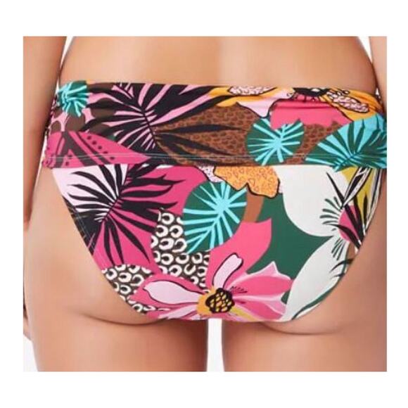Bleu Rod Beattie Run Wild Pink & Brown Swim Bikini Bottom NWT 4 - Picture 2 of 6